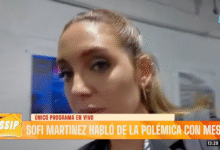 Sofi Martínez habló tras el gesto de Lionel Messi y cuestionó el tratamiento mediático de los rumores