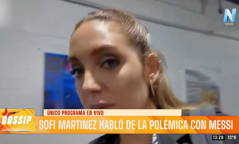 Sofi Martínez habló tras el gesto de Lionel Messi y cuestionó el tratamiento mediático de los rumores