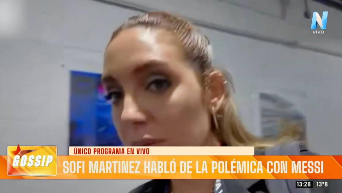 Sofi Martínez habló tras el gesto de Lionel Messi y cuestionó el tratamiento mediático de los rumores
