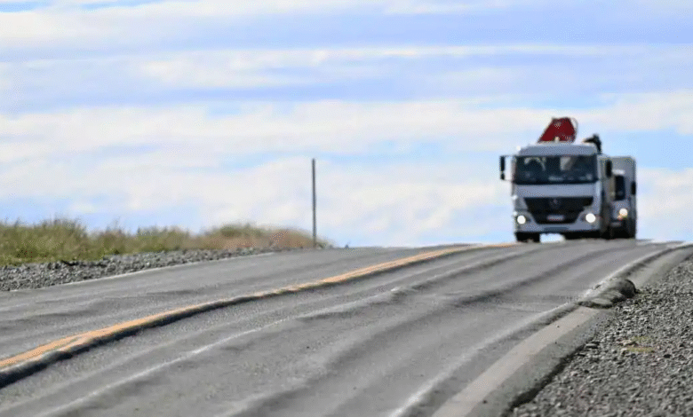 Videos de una ruta destrozada en Río Negro revelan la crisis en infraestructura
