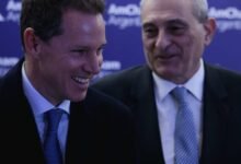 Brito se mostró como candidato en Amcham y pidió que el crecimiento llegue a los sectores perdedores