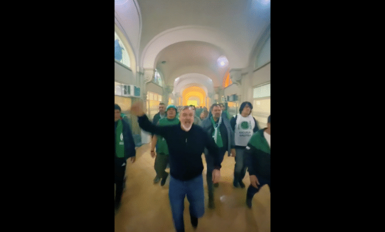ATE tomó la sede de IOSFA y renunció el interventor