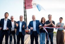 Llaryora inauguró otro tramo de la circunvalación y reclamó fondos de las retenciones