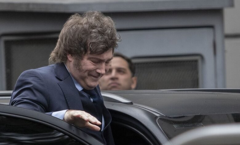 Milei ahora juega la carta Malvinas, entusiasmado por el guiño de Trump