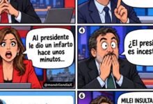 Milei fascinado con los cómics de IA para atacar a los "periodistas mierdas humanas"