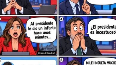 Milei fascinado con los cómics de IA para atacar a los "periodistas mierdas humanas"
