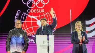 Pullaro inauguró los Juegos Suramericanos en el Monumento a la Bandera y lo elogió una diputada libertaria de Karina