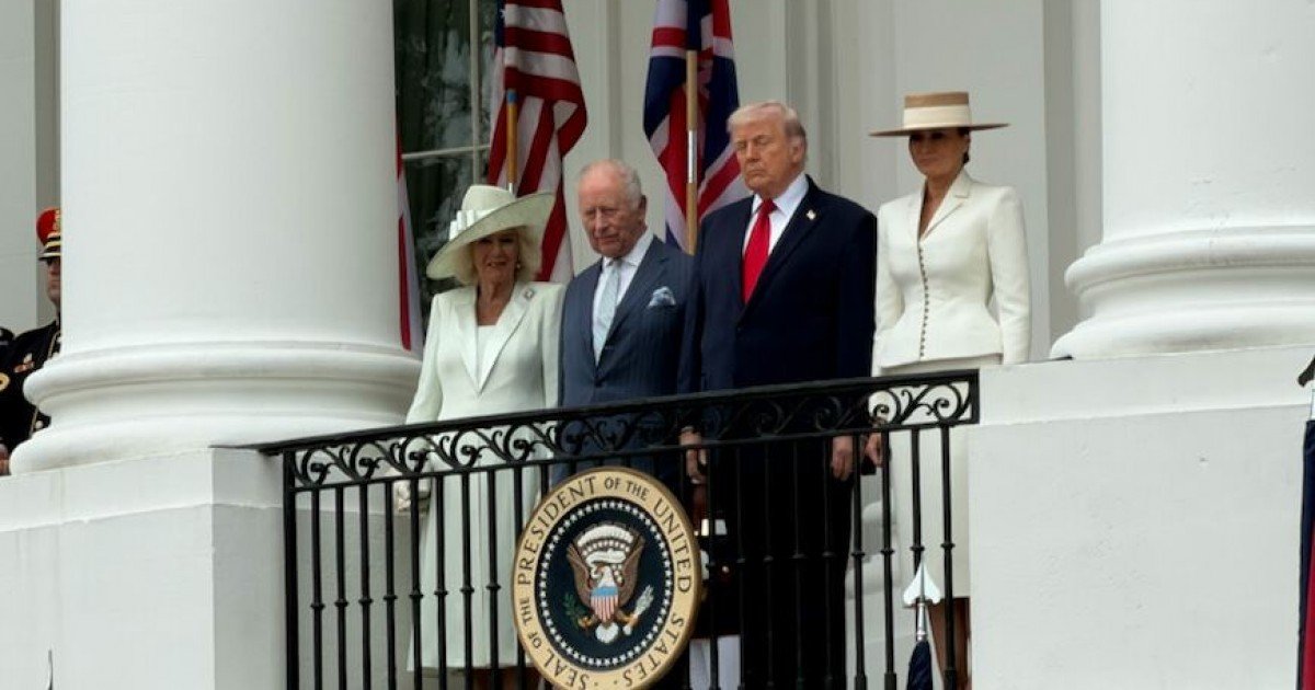 Sugestivo posteo de Trump con el rey del Reino Unido tras el discurso de Milei