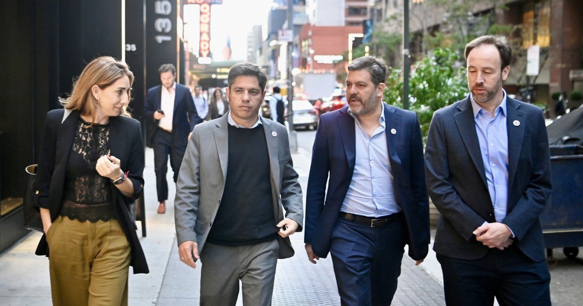 Tras las reuniones en Estados Unidos, Kicillof suspendió el viaje a China