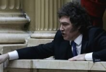 Tras llamar a la unidad nacional, Milei le dijo "pedazo de mierda inmunda" a un periodista