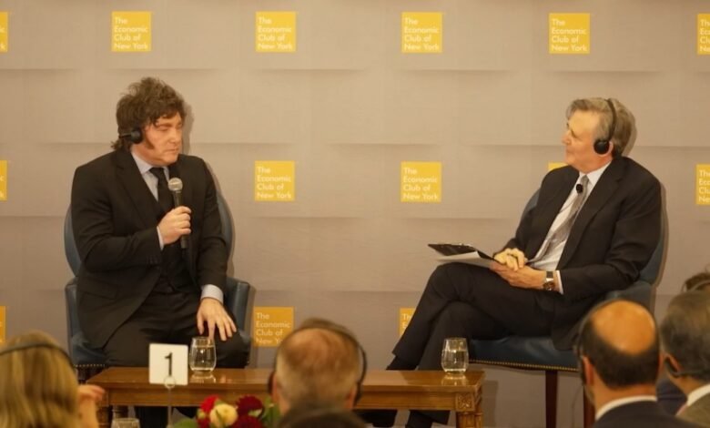 Un periodista de Bloomberg incomodó a Milei: "no eres un verdadero libre mercado y China es tu principal socio"