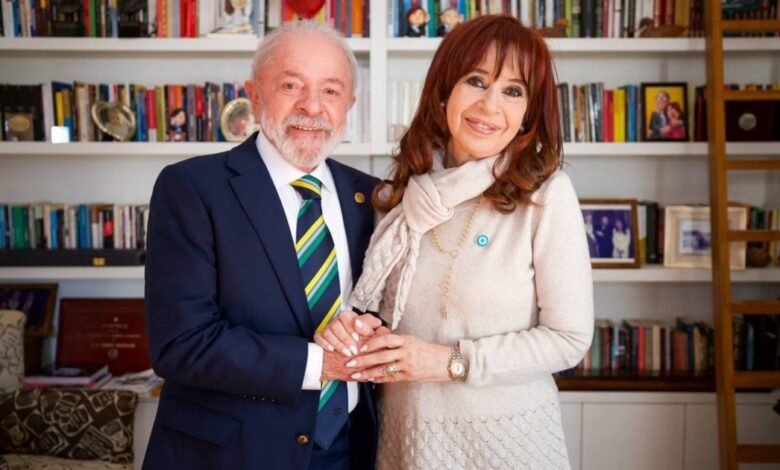 Lula le agradeció a Cristina y Massa por el apoyo en las elecciones