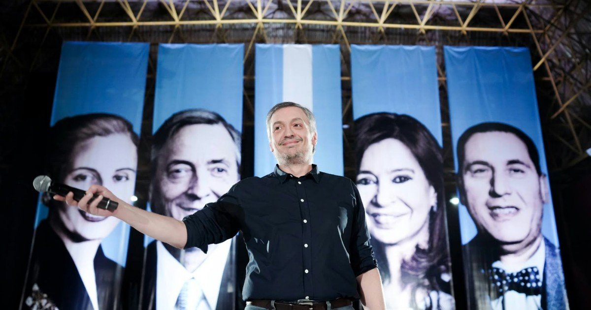 Máximo llamó a "hacer presidenta" a Cristina