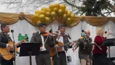 Monteoliva se hizo animar el cumple con la banda de Gendarmería y festejó en una dependencia oficial